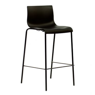 כסא בר מתכת - פרינס שחור