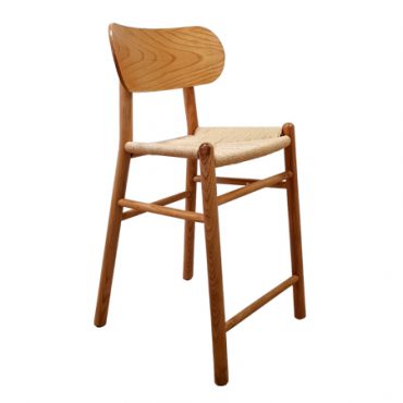 כסא בר עץ - דגם בינגו