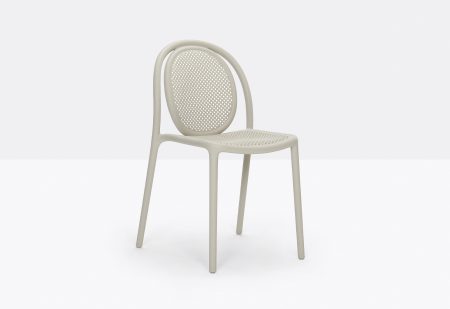 כסאות פלסטיק למסעדה - ריימונד לבן