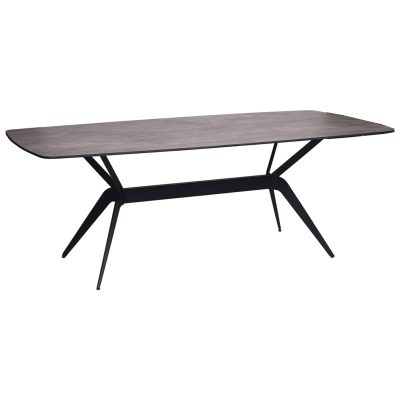 שולחן לייזר פלטה בטון אפור hpl